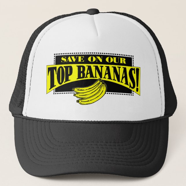 Top Bananas Trucker Hat (Front)