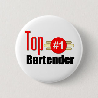 Top Bartender 6 Cm Round Badge