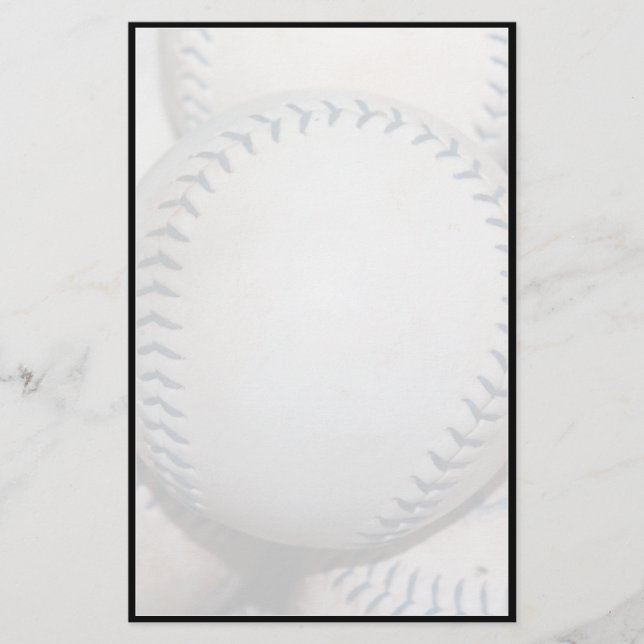 Top Baseball Stationery (Front)