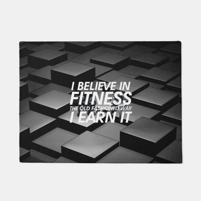 TOP Believe in Fitness Doormat (Front)