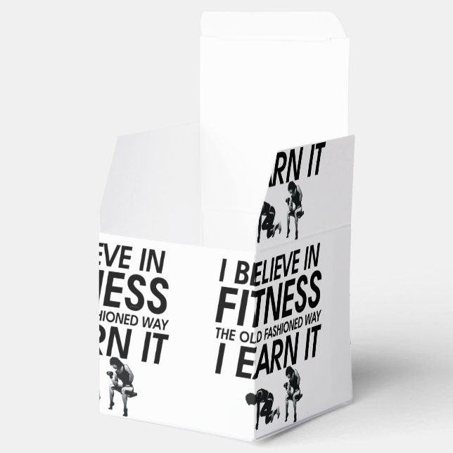 TOP Believe in Fitness Favour Box (Opened)