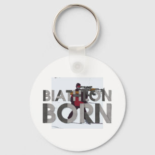 TOP Biathlon Born Key Ring