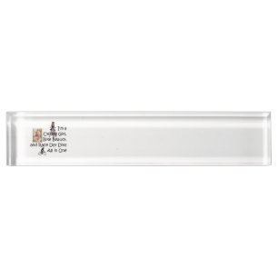 TOP Bike Race Day Diva Nameplate