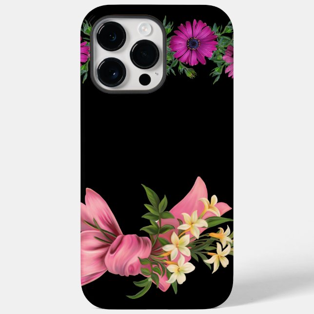 Top Black Clour Case-Mate iPhone Case (Back)