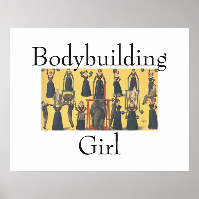 TOP Bodybuilding Girl Poster (Front)