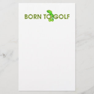 TOP Born to Golf Stationery