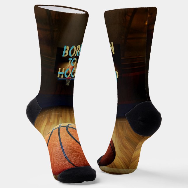 TOP Born to Hoop Socks (Angled)
