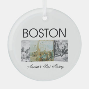 TOP Boston Glass Ornament