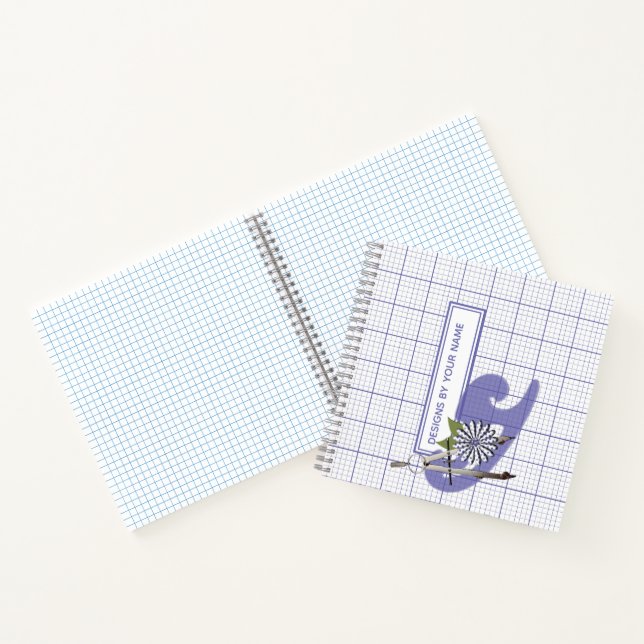 Top Bound Graph Paper for Lefties Notebook (Inside)