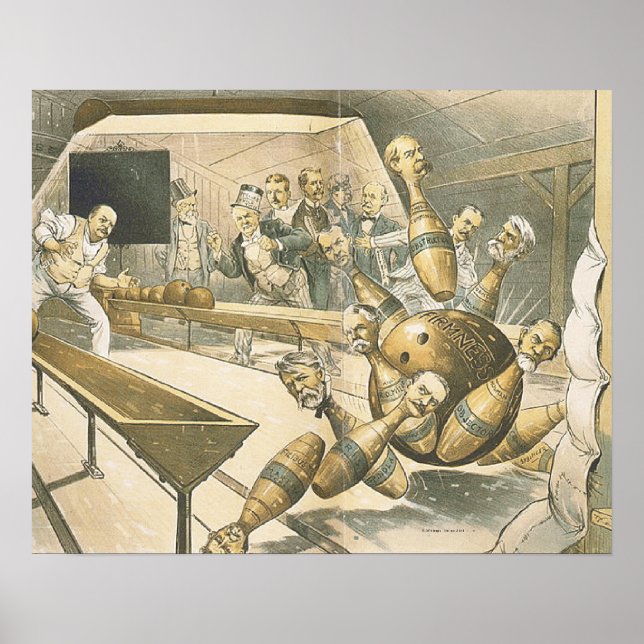 TOP Bowling Old School Poster (Front)