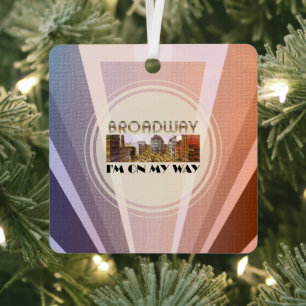 TOP Broadway Star Metal Ornament