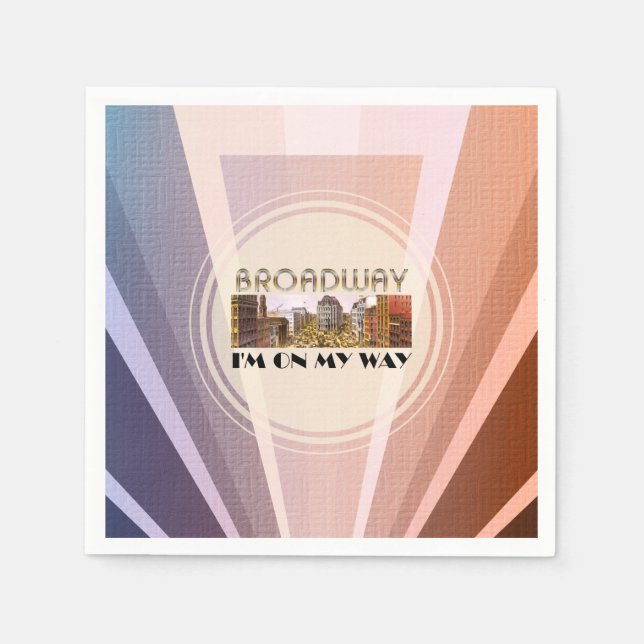 TOP Broadway Star Napkins (Front)