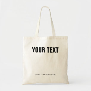 Top Budget Tote Bag Add Text Logo Here Template