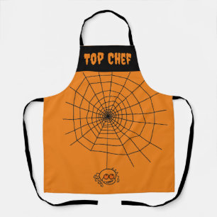 "Top Chef". Halloween Spider Apron