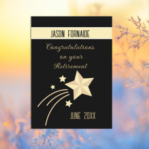 Top Choice! Custom retirement card