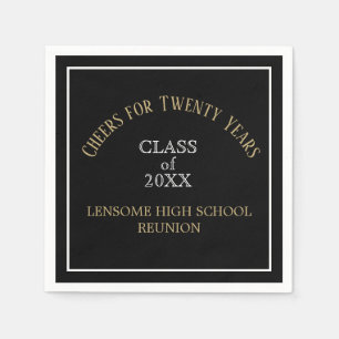Top Choice! TWENTY-YEAR Reunion Napkins