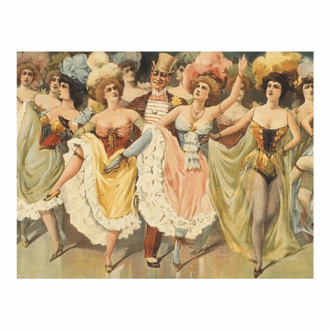 TOP Chorus Line Standing Photo Sculpture (Front)