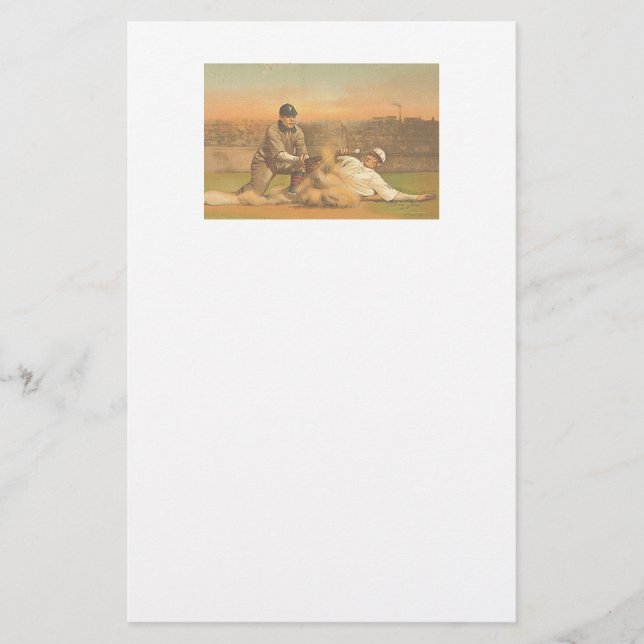 TOP Classic Baseball Stationery (Front)