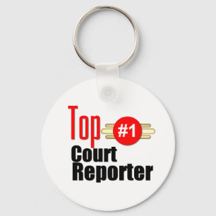 Top Court Reporter Key Ring