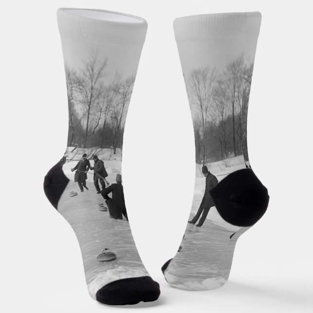 TOP Curling Old School Socks (Angled)