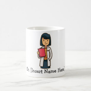 Top Customised Personalised Female Cute Doctor Coffee Mug