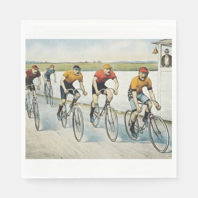TOP Cycling Old School Napkin (Front)