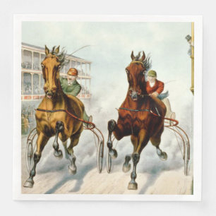 TOP Cycling Old School Paper Dinner Napkins