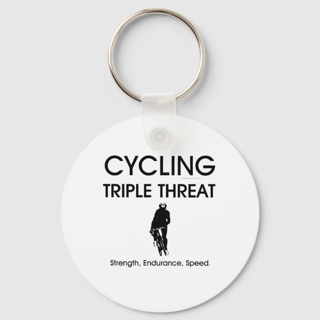 TOP Cycling Triple Threat Key Ring (Front)