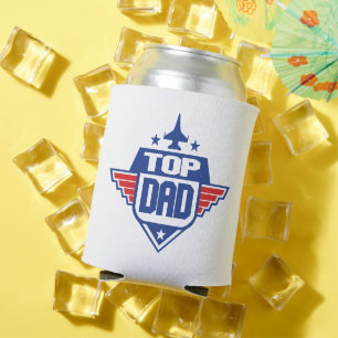 Top Dad Aeroplane Can Cooler