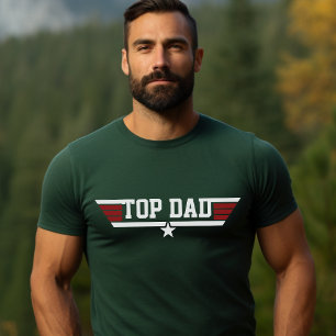 Top Dad Aviation Funny Father's Day T-Shirt