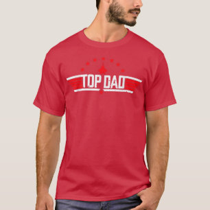 Top Dad Funny 80s Father Air Humor Movie Gun Fathe