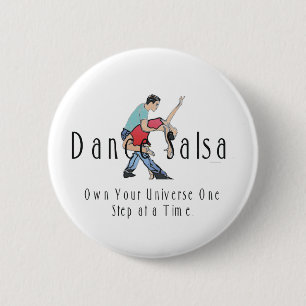 TOP Dance Salsa 6 Cm Round Badge