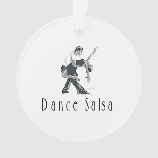 TOP Dance Salsa Ornament (Front)