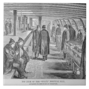 Top Deck of the 'Unite' Hospital Ship Attached to Tile