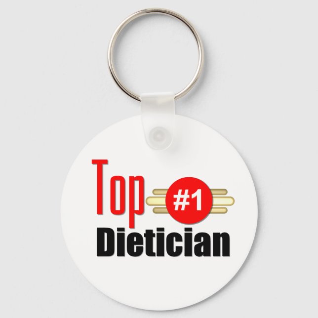 Top Dietician Key Ring (Front)
