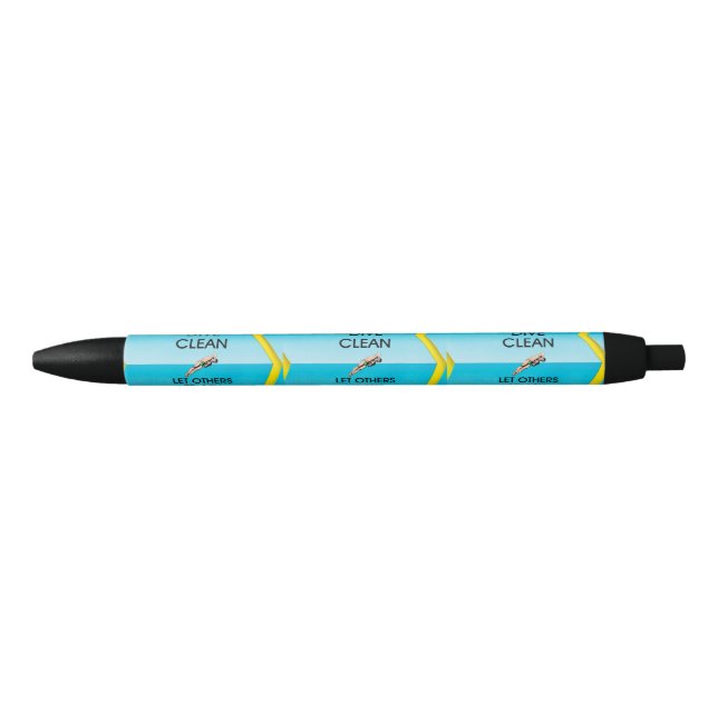 TOP Dive Clean Black Ink Pen (Front)