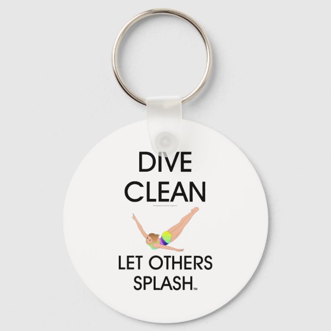 TOP Dive Clean Key Ring (Front)