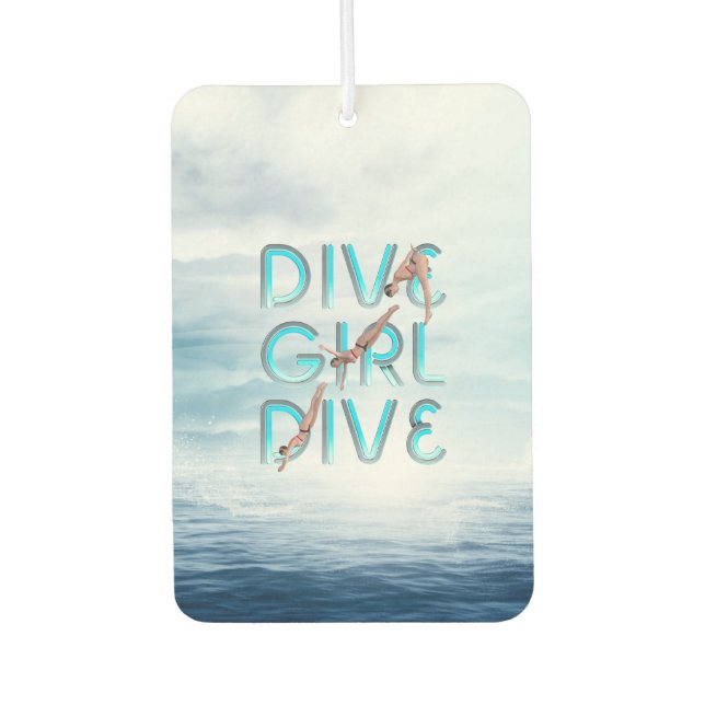 TOP Dive Girl Dive Air Freshener (Front)
