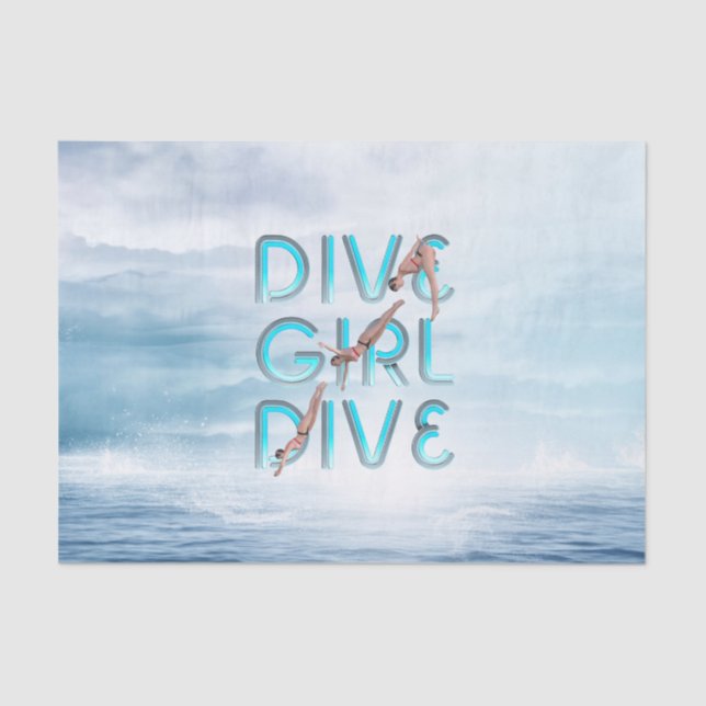 TOP Dive Girl Dive Tissue Paper (Front)