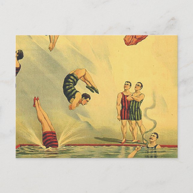 TOP Diving Old School Postcard (Front)