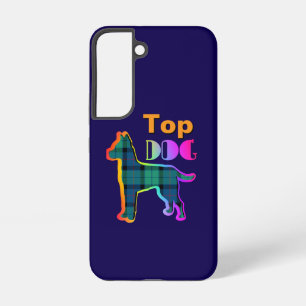 Top Dog Logo Dk Blue Samsung Galaxy Case