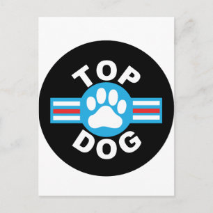 top dog postcard