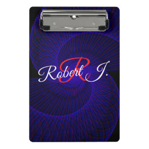 Top Down Dual Funnel Geometric Mini Clipboard