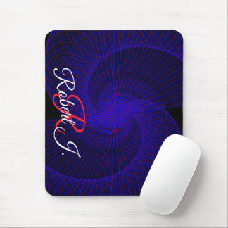 Top Down Dual Funnel Geometric Mouse Pad