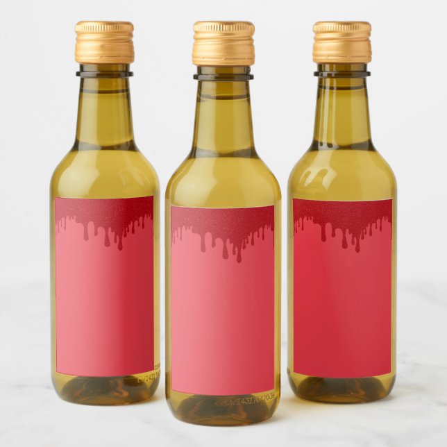 Top Drip Tomato Red Mini Bottle Labels – Customise (Bottles)