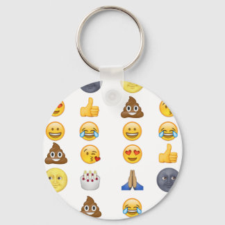 Top emoji collection key ring