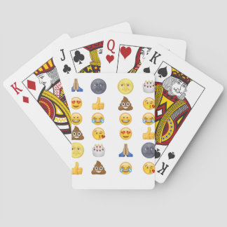 Top emoji collection playing cards