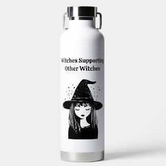 Top Feminist Gift Whimsy Friend Birthday Zodiac Water Bottle