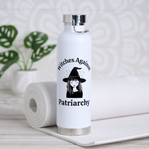 Top Feminist Gift Zodiac Birthday Political Lawyer Water Bottle