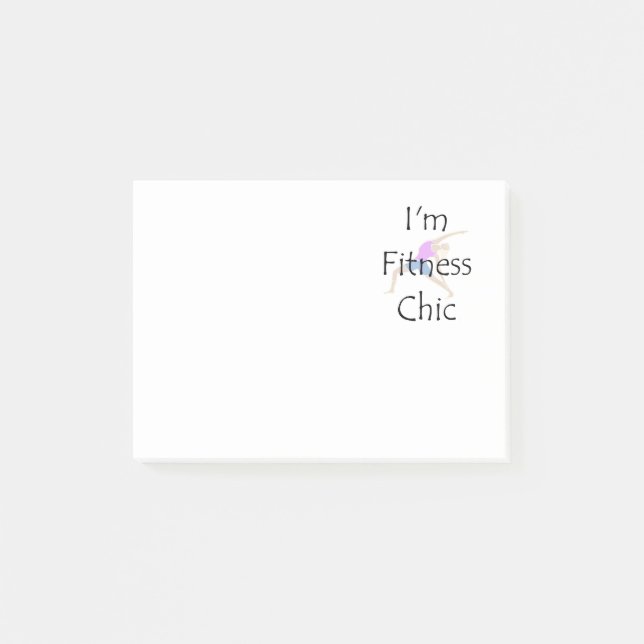 TOP Fitness Chic Post-it Notes (Front)